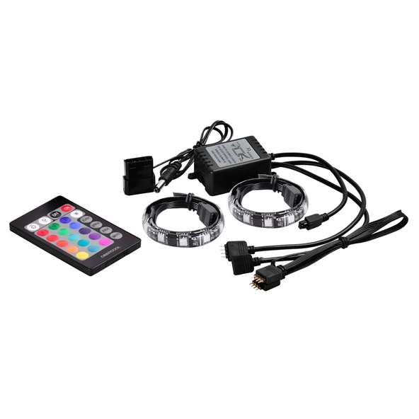 RGB350 Led Uzaktan Kumandalı Led Işık 12V Dc, 4 Pın D Konnektor