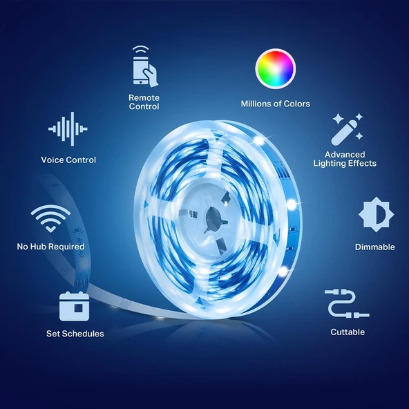 TP-Link TP-LINK Tapo L900-5 Renkli Led Şerit - Resim 2
