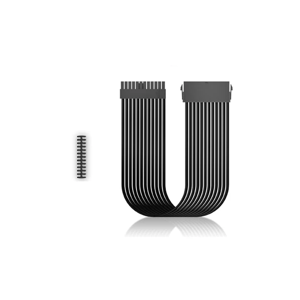 DEEPCOOL EC300-24P-BK Standart Atx Ps2 Güç Kaynağı Uzatma Kablosu Yüksek Kaliteli 18Awg Fiber 300Mm ürün görseli 1