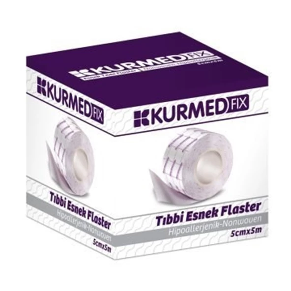 Kurmedfix Esnek Tıbbi Flaster 5cmx5m ürün görseli 1