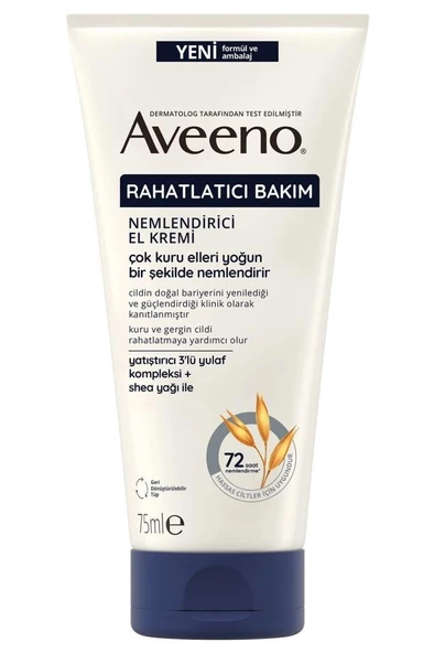Aveeno Rahatlatıcı Bakım Nemlendirici El Kremi 75 Ml ürün görseli 1