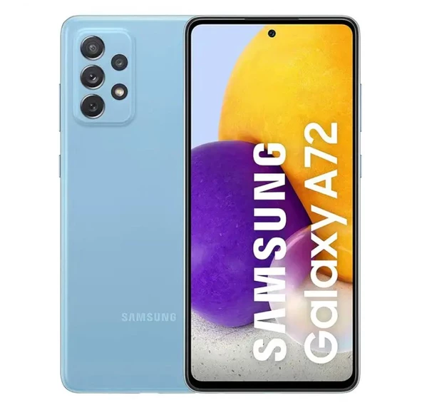 Samsung Galaxy A72 Mavi 128 GB / 8 GB Ram YENİLENMİŞ ÜRÜN (Sıfır Gibi) ürün görseli 1