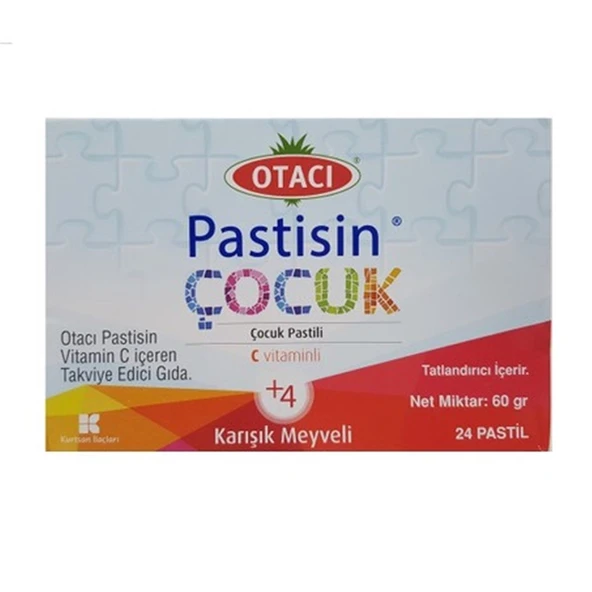 Otacı Pastisin Çocuk C Vitaminli Karışık Meyveli 24 Adet ürün görseli 1
