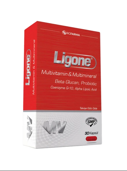 Ligone Beta-Glucan Probiotic Multivitamin 30 Kapsül ürün görseli 1