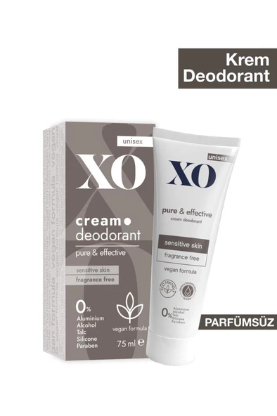 Xo Pure Effective Parfümsüz Krem Deodorant 75 ml ürün görseli 1