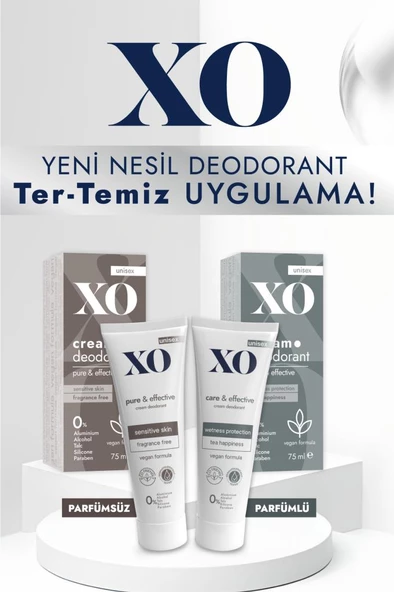Xo Pure Effective Parfümsüz Krem Deodorant 75 ml - Resim 8