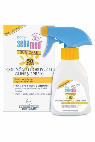 Sebamed Baby Çok Yönlü Koruyucu Güneş Spreyi 200 ml ürün görseli 1