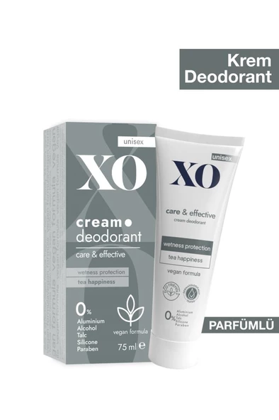 Xo Unisex Kream Deodorant Care & Effective Kokulu Parfümlü 75 ml ürün görseli 1