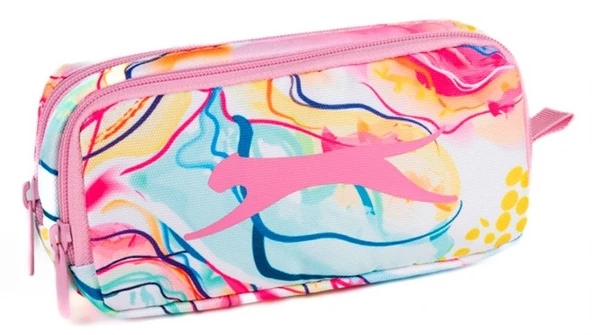 Slazenger Flowers Pembe Kız Çocuk Kalem Çantası ürün görseli 1