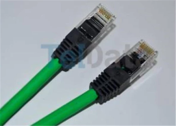 Teldata TLD-1000Y Cat6 10MT Yeşil Utp Patch Kablo ürün görseli 1