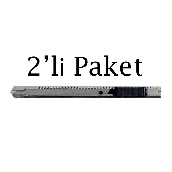 Brio Maket Bıçağı Cam Filmi Uygulama Metal 9 Mm 2'li Paket ürün görseli 1