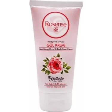 Rosense Besleyici El ve Vücut Gül Kremi 75 ml ürün görseli 1