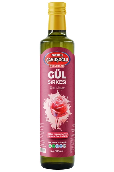 Bozkırlı Çavuşoğlu Gül Sirkesi Doğal Fermantasyon 500ml ürün görseli 1