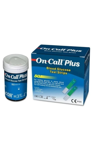On Call Plus Kan Şekeri Test Çubuğu 50 Adet ürün görseli 1