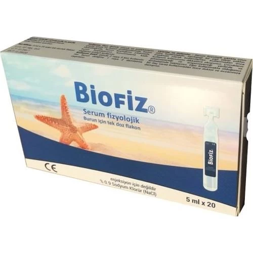 Biofiz Serum Fizyolojik 5 ml x 20 Flakon ürün görseli 1