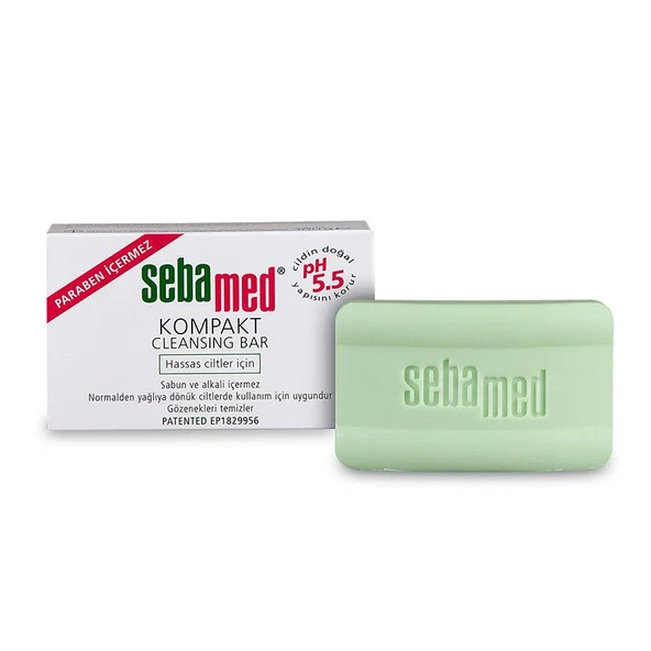 Sebamed Hassas ve Problemli Ciltler İçin Kompakt Yüz Temizleme Barı 100g ürün görseli 1