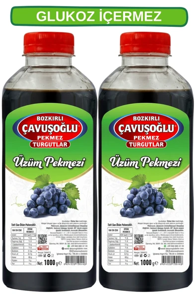 Çavuşoğlu Üzüm Pekmezi 1000g x 2 ürün görseli 1