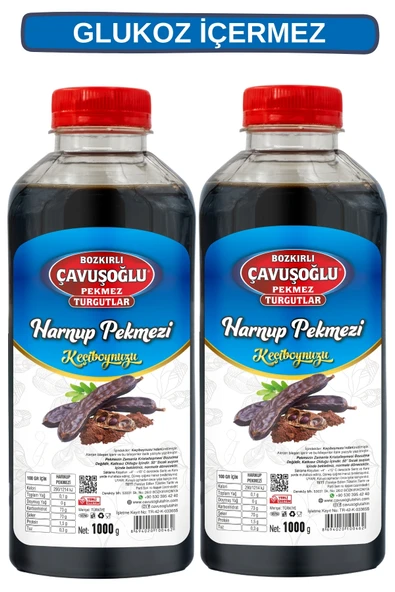 Çavuşoğlu Keçiboynuzu (Harnup) Pekmezi 1000g x 2 ürün görseli 1