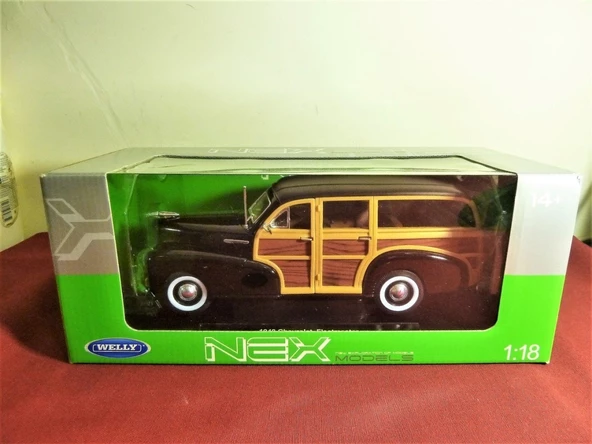 1948 Chevrolet Fleetmaster Diecast Metal Araba - Resim 4