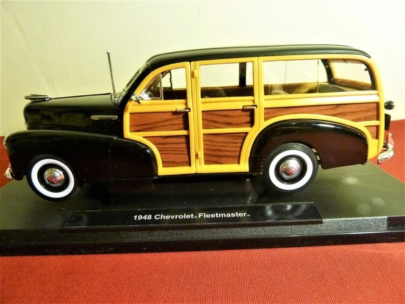 1948 Chevrolet Fleetmaster Diecast Metal Araba - Resim 2