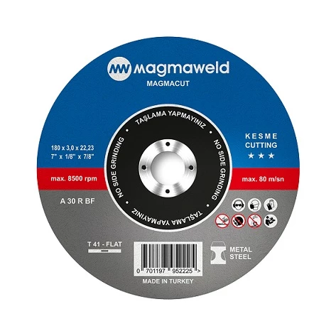 Magmaweld 180 x 3 Kesme Taşı Magmacut 25 Adet ürün görseli 1