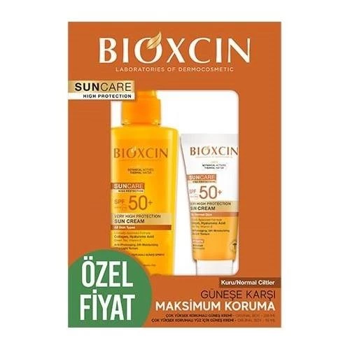 Bioxcin Suncare Kuru ve Normal Ciltler Için Sprey 200 ml + Krem 50 ml ürün görseli 1