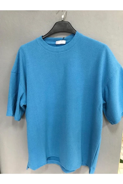 ROLLIE DELİKLİ JAKARLI OVERSIZE TSHİRT - Resim 4