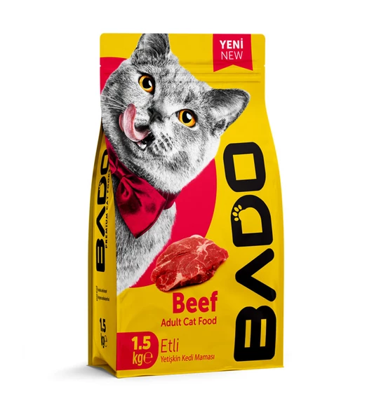 Bado Yetişkin Kedi Maması Etli 1,5 Kg ürün görseli 1