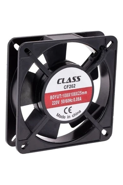Class 108X108X25 Ac 220V  Aksiyel Fan Cf 262 Metal Kasa ürün görseli 1