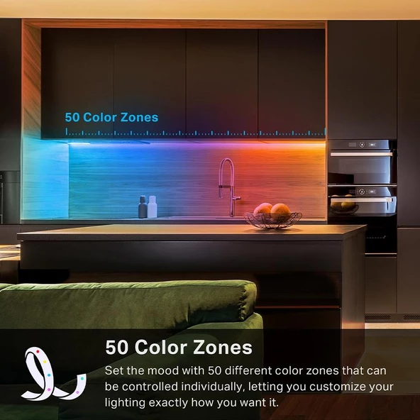 Tp-Lınk Tapo L930-5 Smart Wi-Fi Light Strip, Multicolor - Resim 4