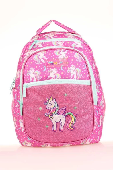 Kaukko Kids Sırt Çantası Simli Nakışlı Unicorn L5140 ürün görseli 1