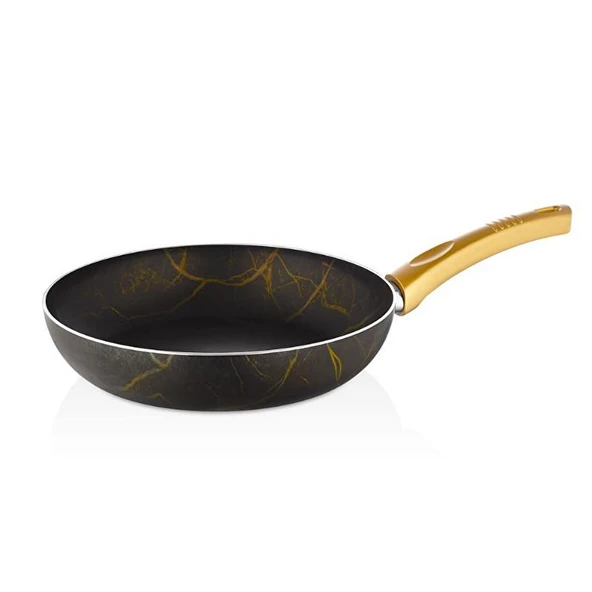 Cem MARBLE GOLD  24 cm Yanmaz/Yapışmaz PTFE Yüzey Kaplama Tava ürün görseli 1