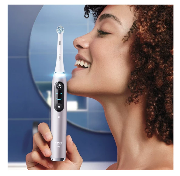 Oral-B iO 9 Şarjlı Pembe Diş Fırçası - Resim 6