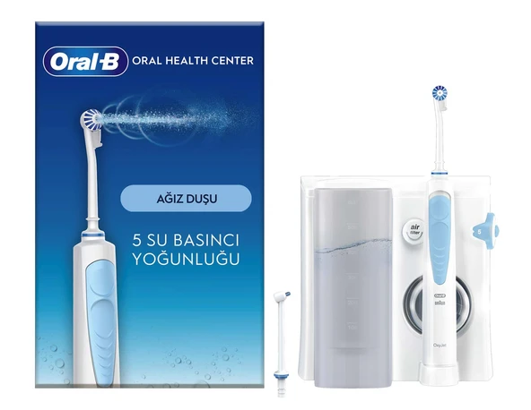 Oral-B Ağız Sağlığı Merkezi Ağız Duşu ve 1 Oxyjet Başlığı + 1 Waterjet Başlığı ürün görseli 1