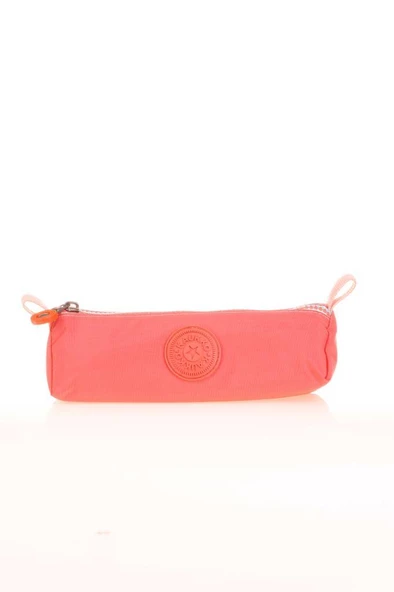 Kaukko Triangle Dual Crazy Kalem Çantası Salmon K2647 ürün görseli 1