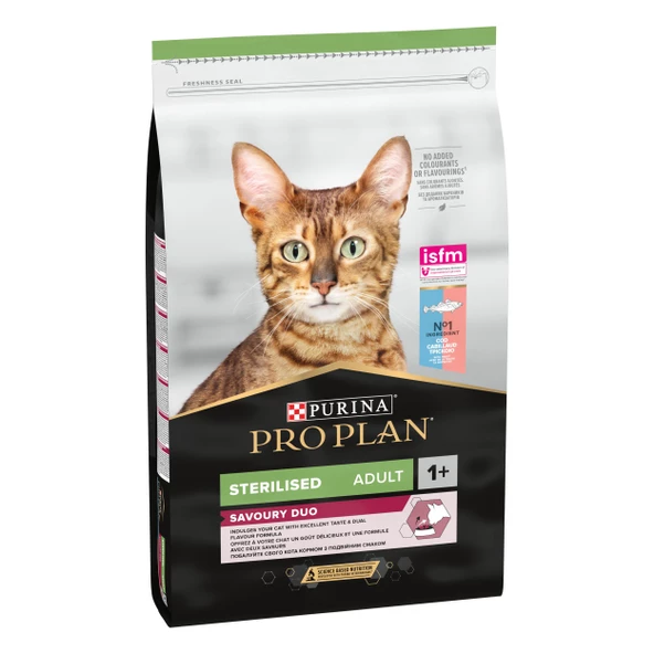 Pro Plan Morina ve Okyanus Balıklı Kısırlaştılmış Kedi Maması 10 Kg ürün görseli 1