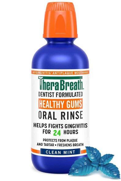 Thera Breath Healthy Gums Clean Mint Ağız Çalkalama Suyu 473ML ürün görseli 1