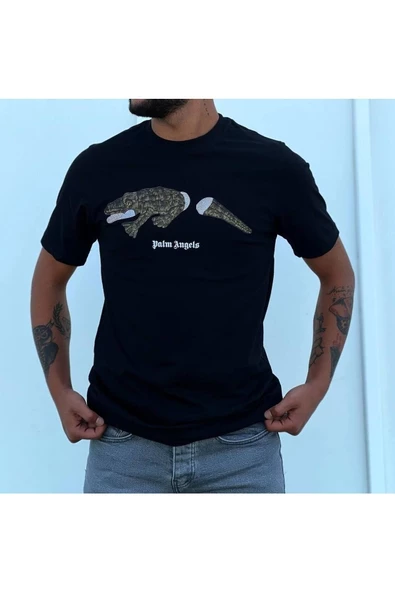 Palm Angels Yazı Baskılı T-shirt ürün görseli 1