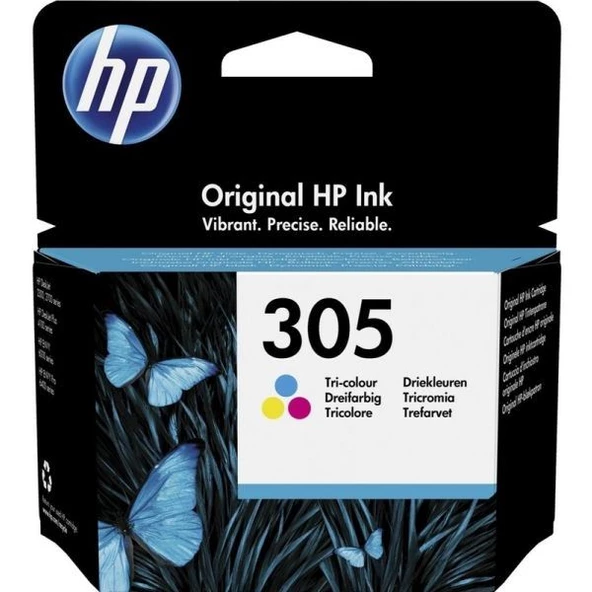 HP No 305 3 Renkli Paket Kartuş 100 Sayfa 3YM60A ürün görseli 1