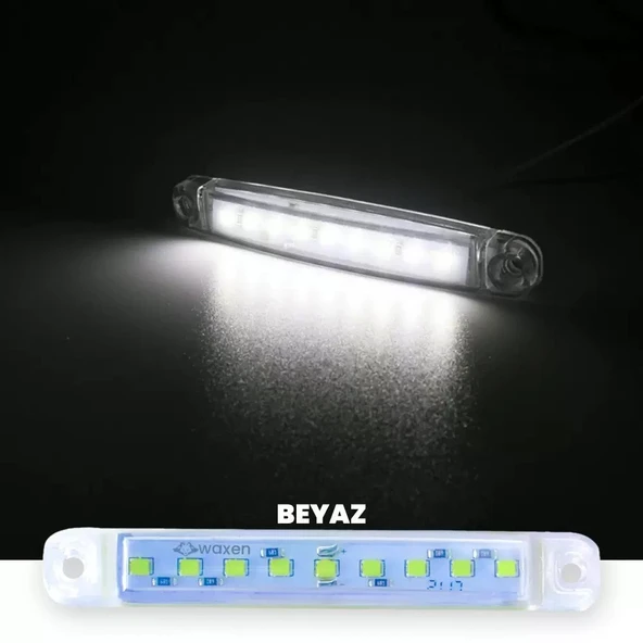 Parmak Led 9Ledli 12-24 Volt Uyumlu 5 adet ürün görseli 1