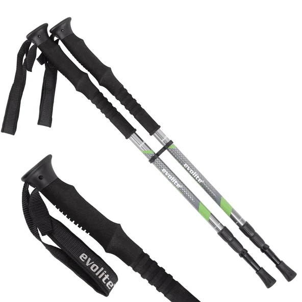 Evolite Ultralite Titanium Antishock Trekking Batonu ürün görseli 1