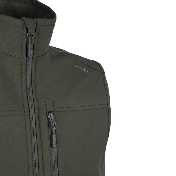 Evolite Krypton Softshell Yelek - Haki - Resim 4