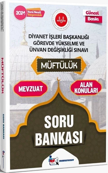 2024 Diyanet İşleri Başkanlığı GYS ve UDS Müftülük Soru Bankası Memur Sınav ürün görseli 1