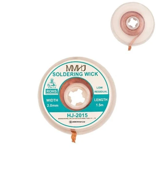 Lehim Alma Teli  HJ-2015 2mm 1,5 Metre ( Emici / Çekme) Solder Wick ürün görseli 1