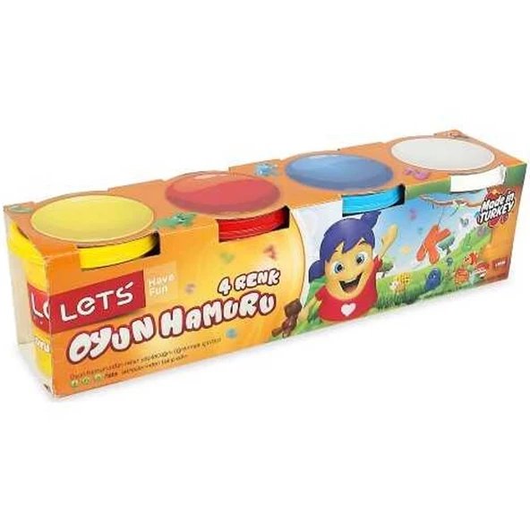 Lets 4 lü Oyun Hamuru ürün görseli 1