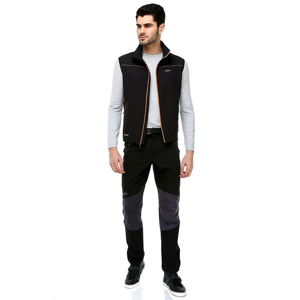 Evolite Point Softshell Erkek Pantolon - Siyah/Gri - Resim 4