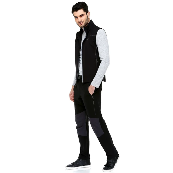 Evolite Point Softshell Erkek Pantolon - Siyah/Gri - Resim 2