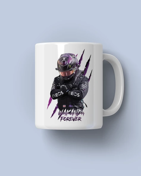 Hamilton Wakanda Forever F1 Kupa Bardak ürün görseli 1