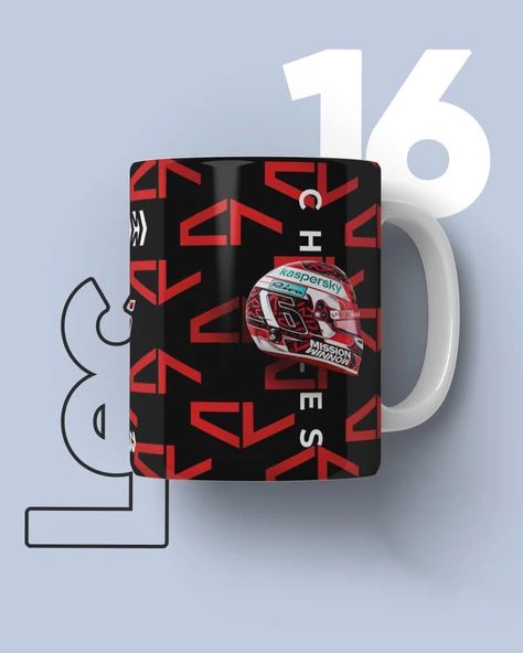 Charles Leclerc 16 F1 Kupa Bardak ürün görseli 1