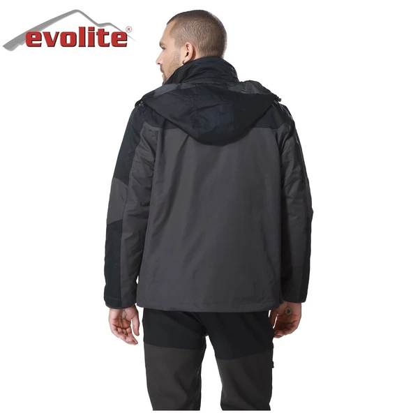 Evolite Diva Erkek 3in1 Gri/Siyah Mont - Resim 3